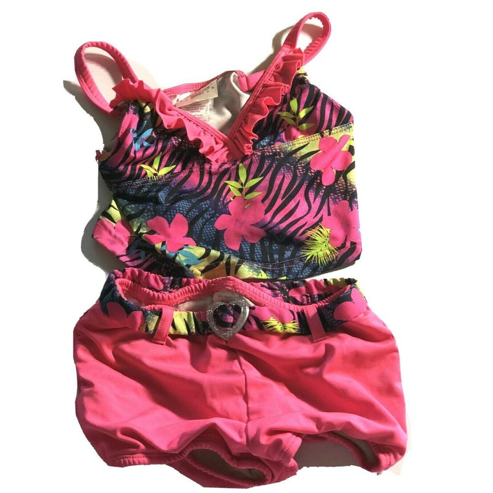 Extremely Me Girls Size 5/6 Bathing Suit 2 piece